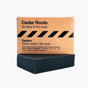 Sapiens natürliche feste Bio-Seife für Männer - Cedar Roots