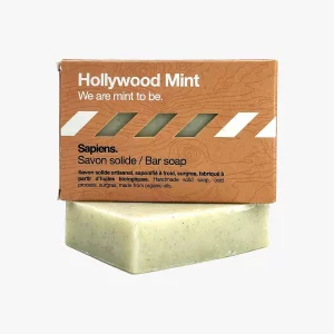 Sapiens natürliche feste Bio-Seife für Männer - Hollywood Mint