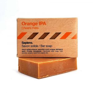 Sapiens natürliche feste Bio-Seife für Männer - Orange IPA